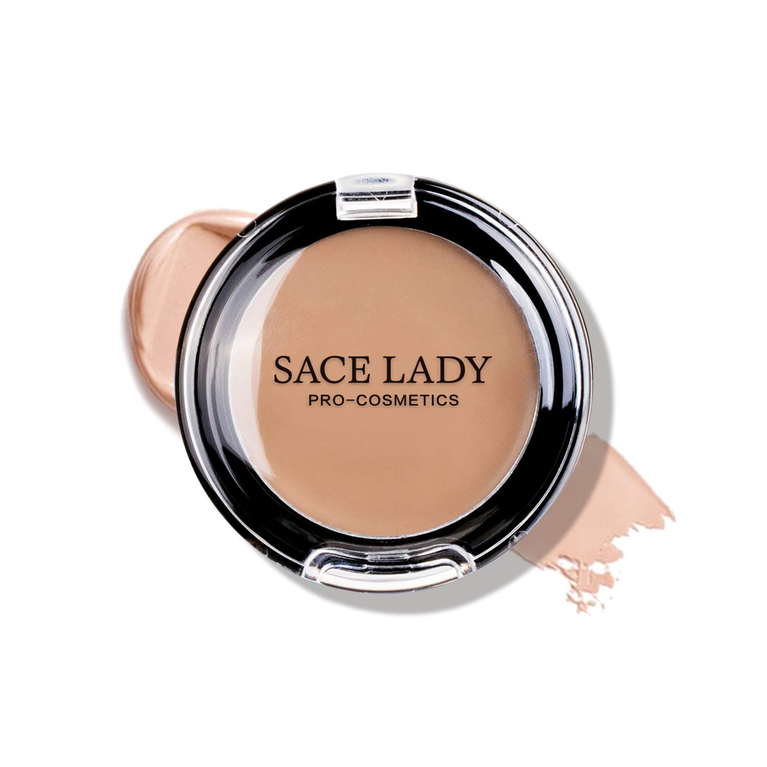 SACE LADY Full Coverage Concealer Cream Makeup, Waterproof Matte Smooth Concealer Corrector Long Lasting for Dark Spot Under Eye Circles Cover, 6g/0.2Oz (#40 Natural)