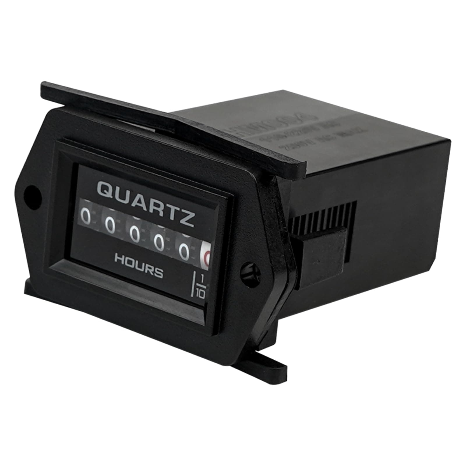 Jayron Mechanical Maintenance Hour Meter AC 110-250V Analog Clock No Battery Long Life Surface Waterproof Design Easy Installation,for Generator Air Compressor Lawn Mowers Snowblower