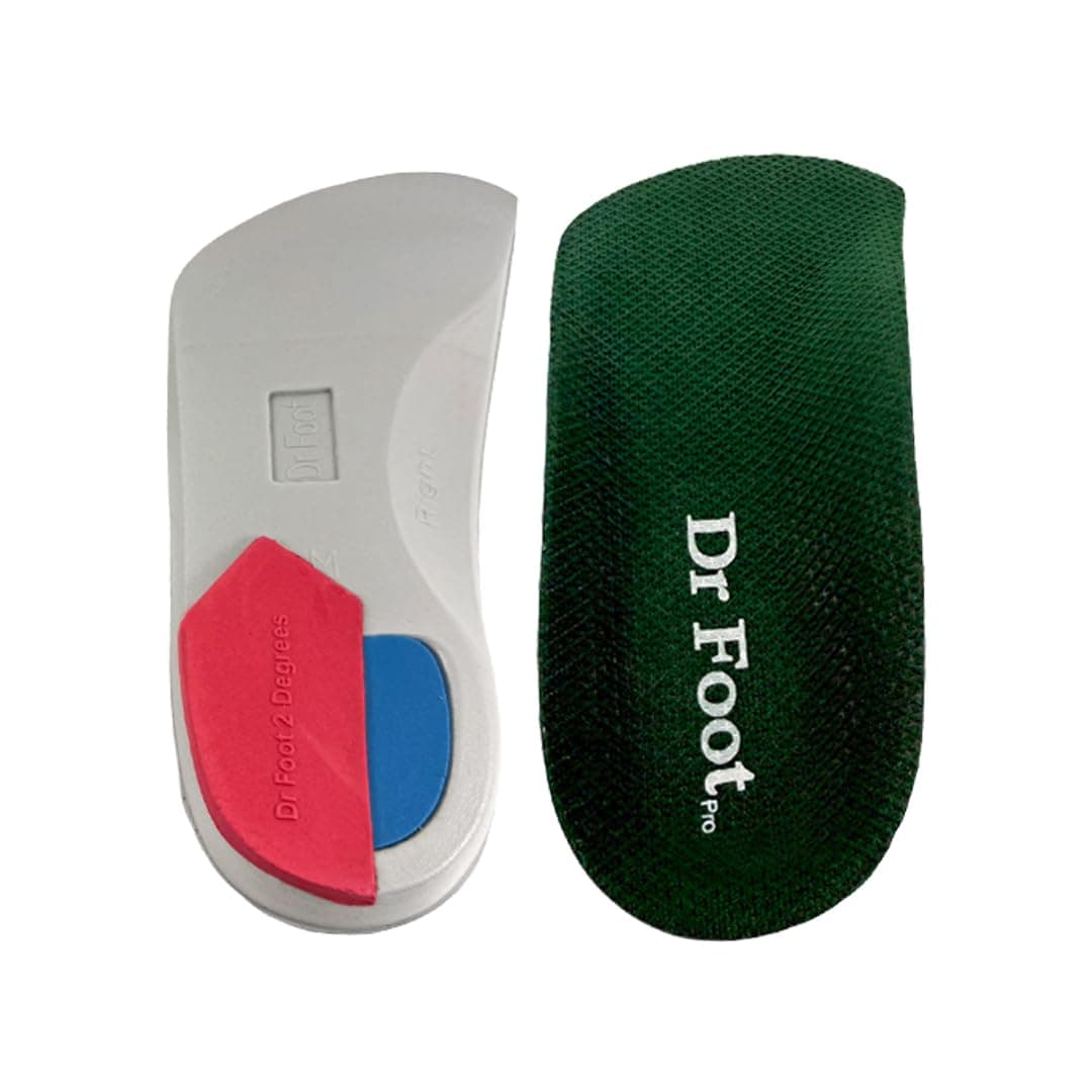Dr Foot Pro Supination Insoles (3/4 Length) Pair Medium