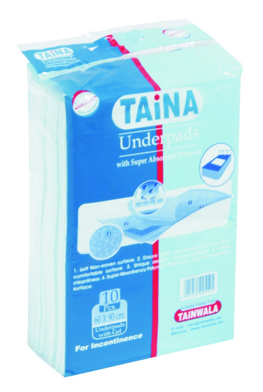 Taina Under Pads 10 Pcs (60X90) CM