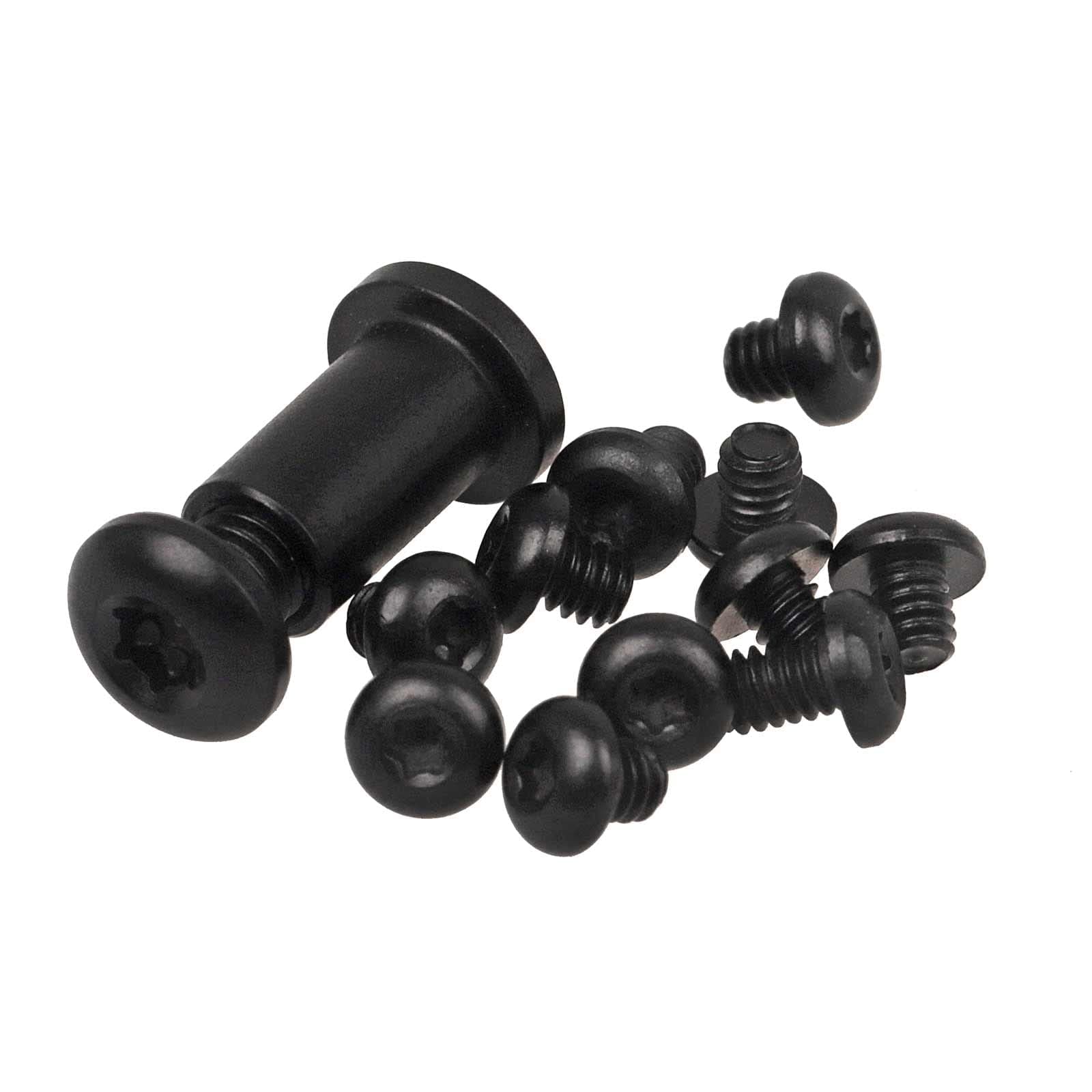 13Pcs Custom Titanium Alloy Torx Screw and Pivot Set for Benchmade 535 BUGOUT, Includes Handle and Pocket Clip Screws (Black)