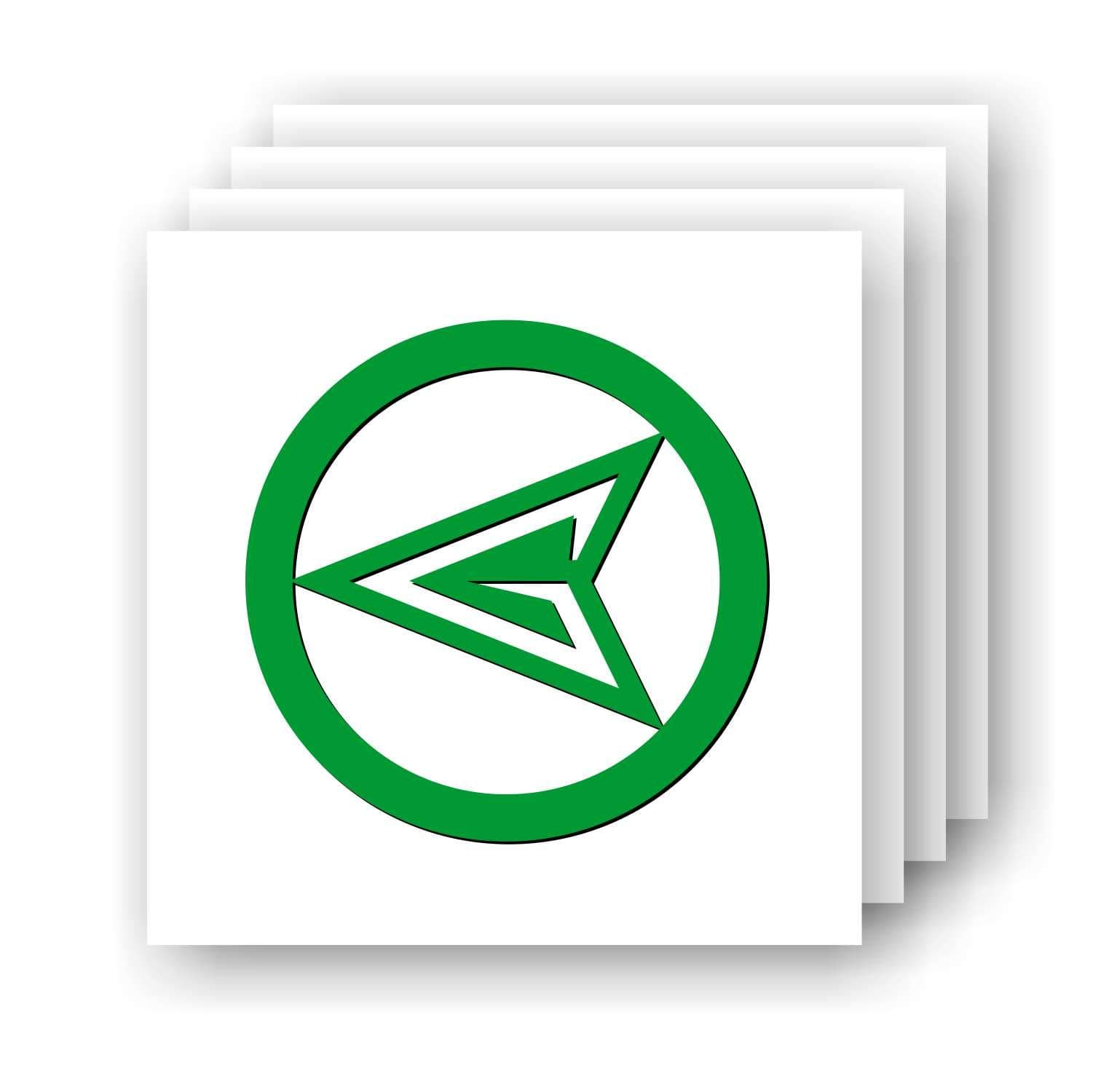 Green Arrow emblem, DC Comics SMALL Vinyl Decal