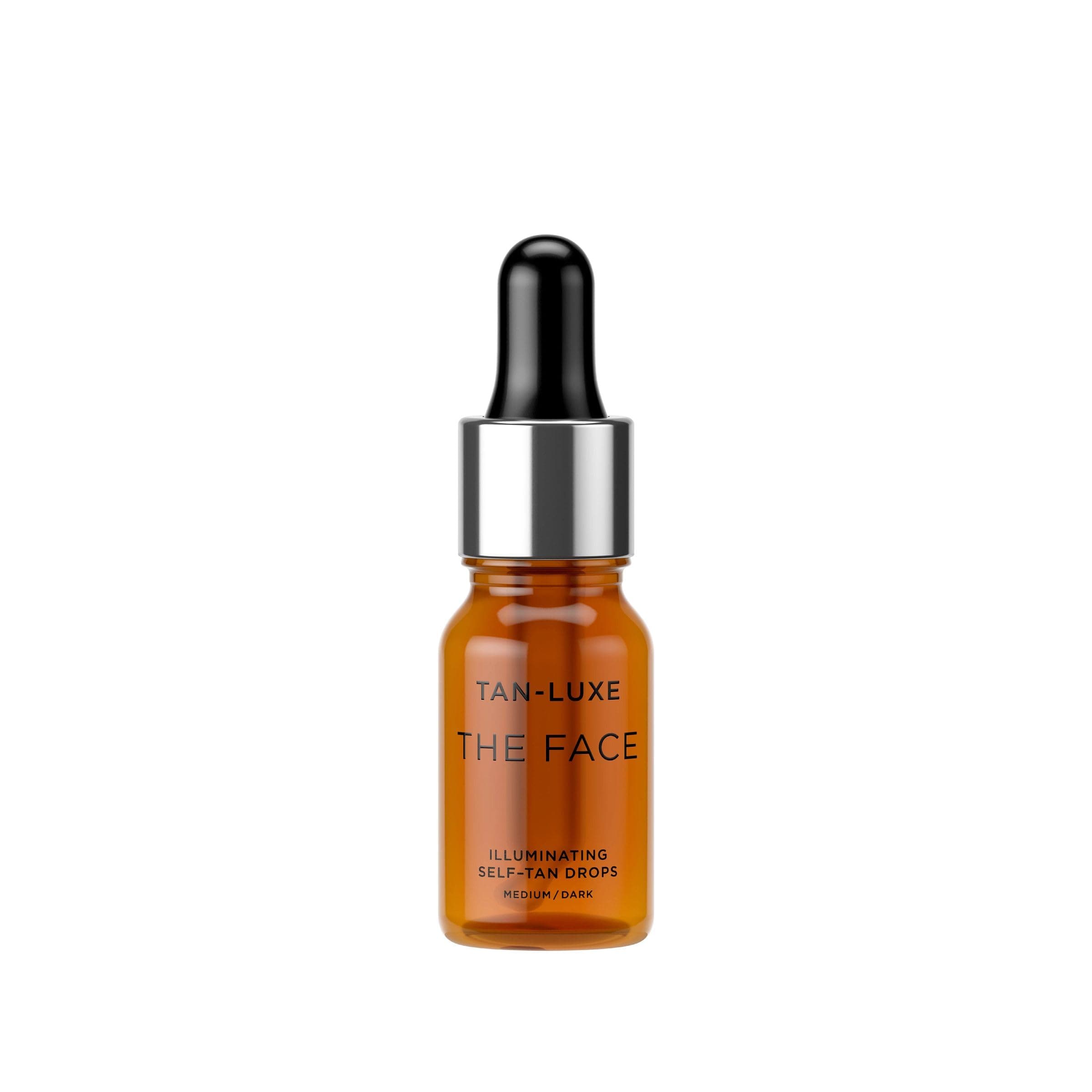 Tan Luxe THE FACE Self Tan Drops, Dark (10 ml) Add Tanning Drops to Skin Care for Custom Face Tan, Cruelty Free & Vegan