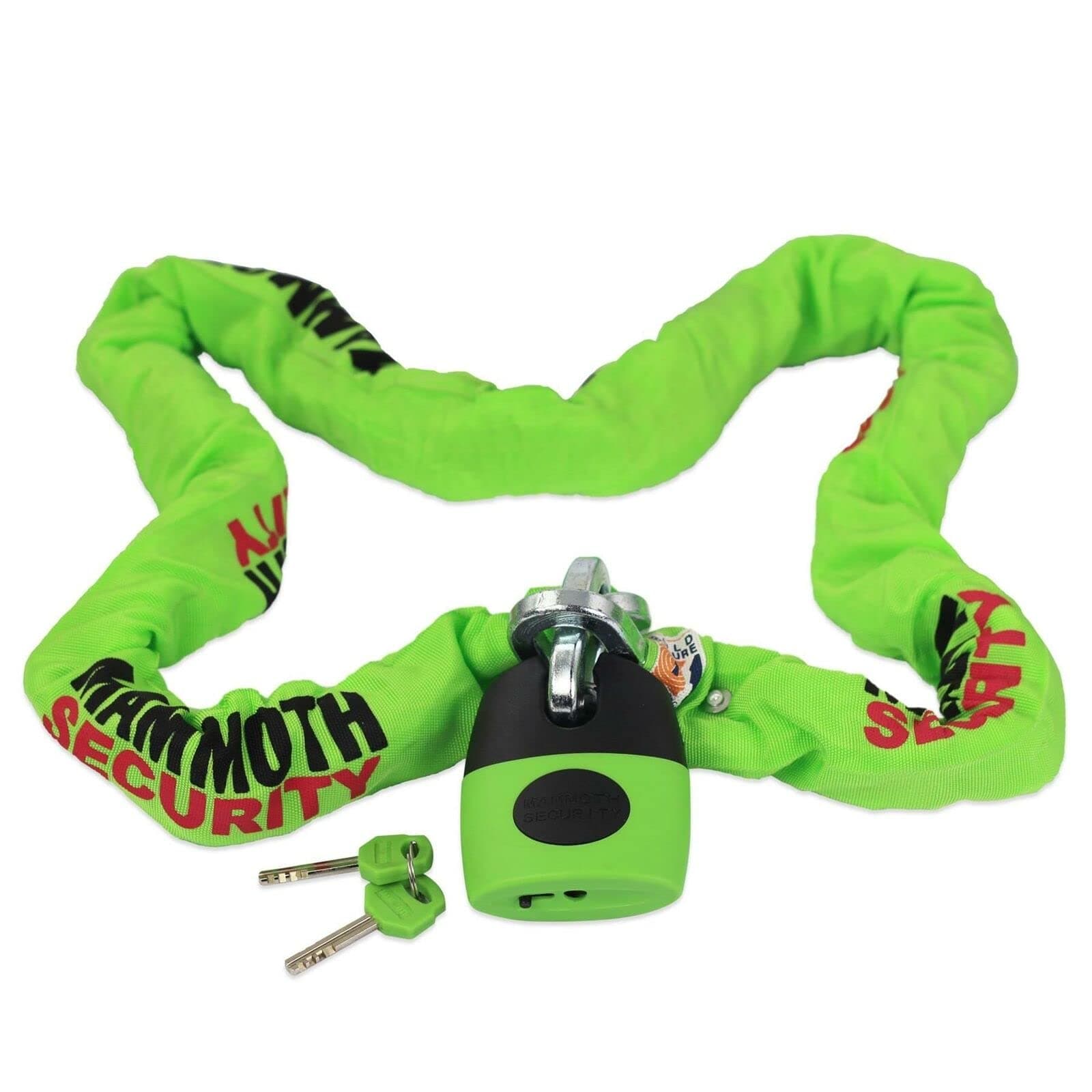 Mammoth Sold Secure Approved Device Chain & Lock 1.8m Motorbike Safety Security Chain Lock