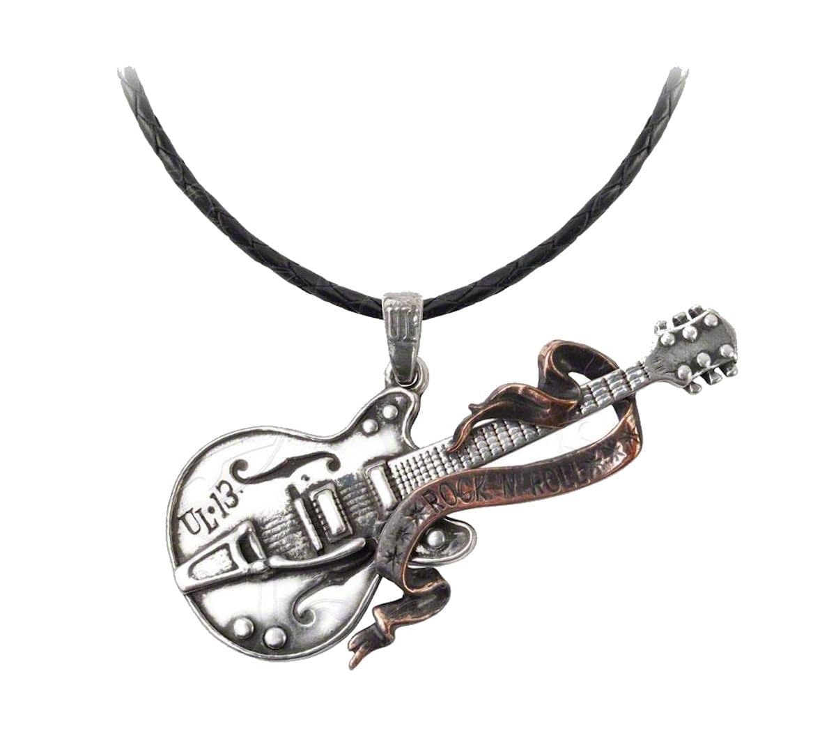 Alchemy Gothic Steel Guitar Pendant