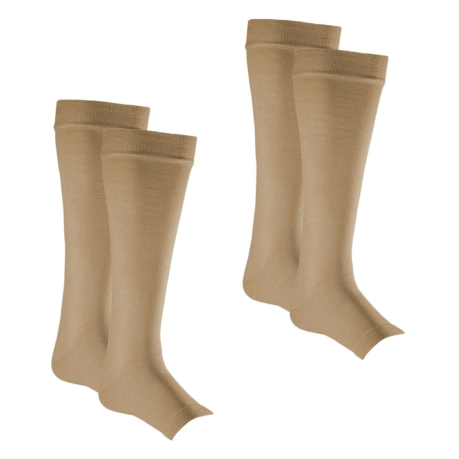 Leg Protector Sleeves for Elderly Thin Skin, Sun Protection, Men and Women, Toeless Socks