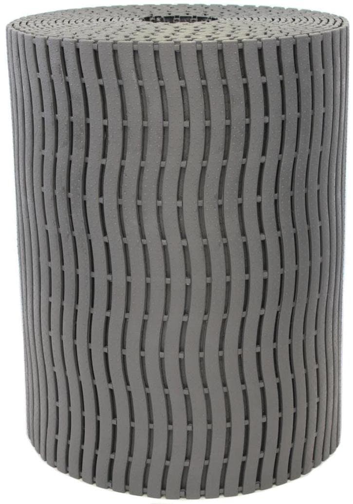 Bene Domo Ultima Modular Connectable Sauna Pool Spa Bath Bathroom Shower Non Slip Wet Area Mat Graphite (58x110cm)