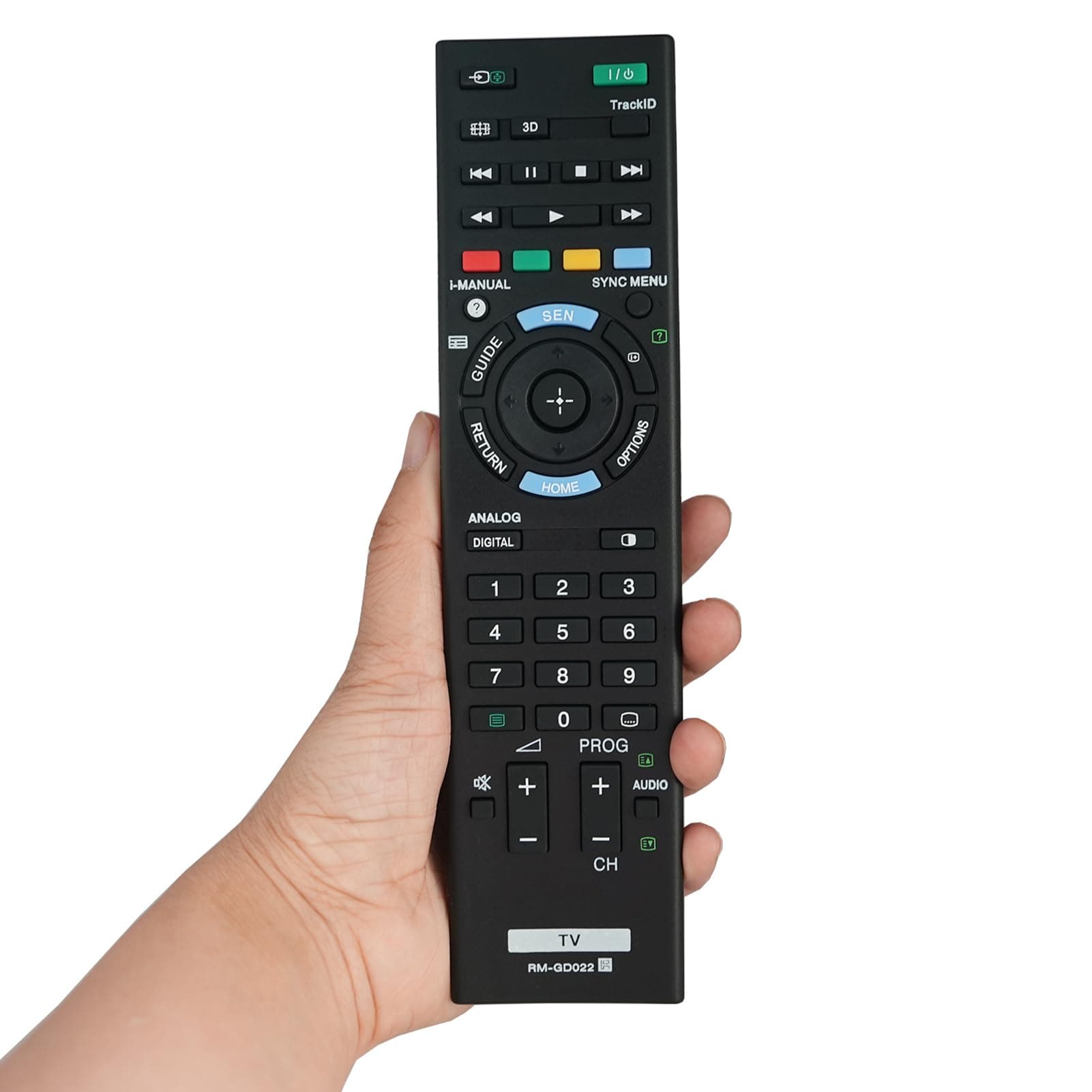 Kassionel Replacement Remote Control RM-GD022 Compatible for Sony LCD TV RM-GD028 RM-GD029 RM-GD030 RM-GD031 RM-GD032 RM-GD033 KDL26EX550 KDL40EX650 KDL46EX650 KDL46HX850 KDL55HX750