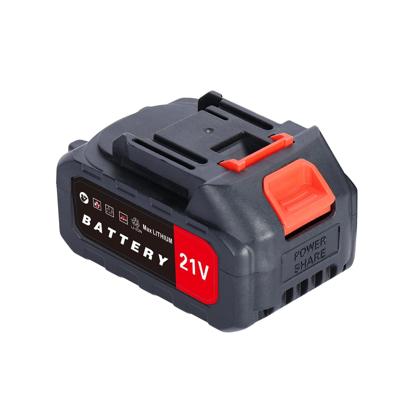 21V Battery for Power Tools 21V Li-ion Battery Pack for all Cordless Tool 21V Electric Rechargeable Battery for Hedge Trimmer/Cutter/Drill/Grass Trimmer/Chainsaw/Car Washer/Hammer Drill C