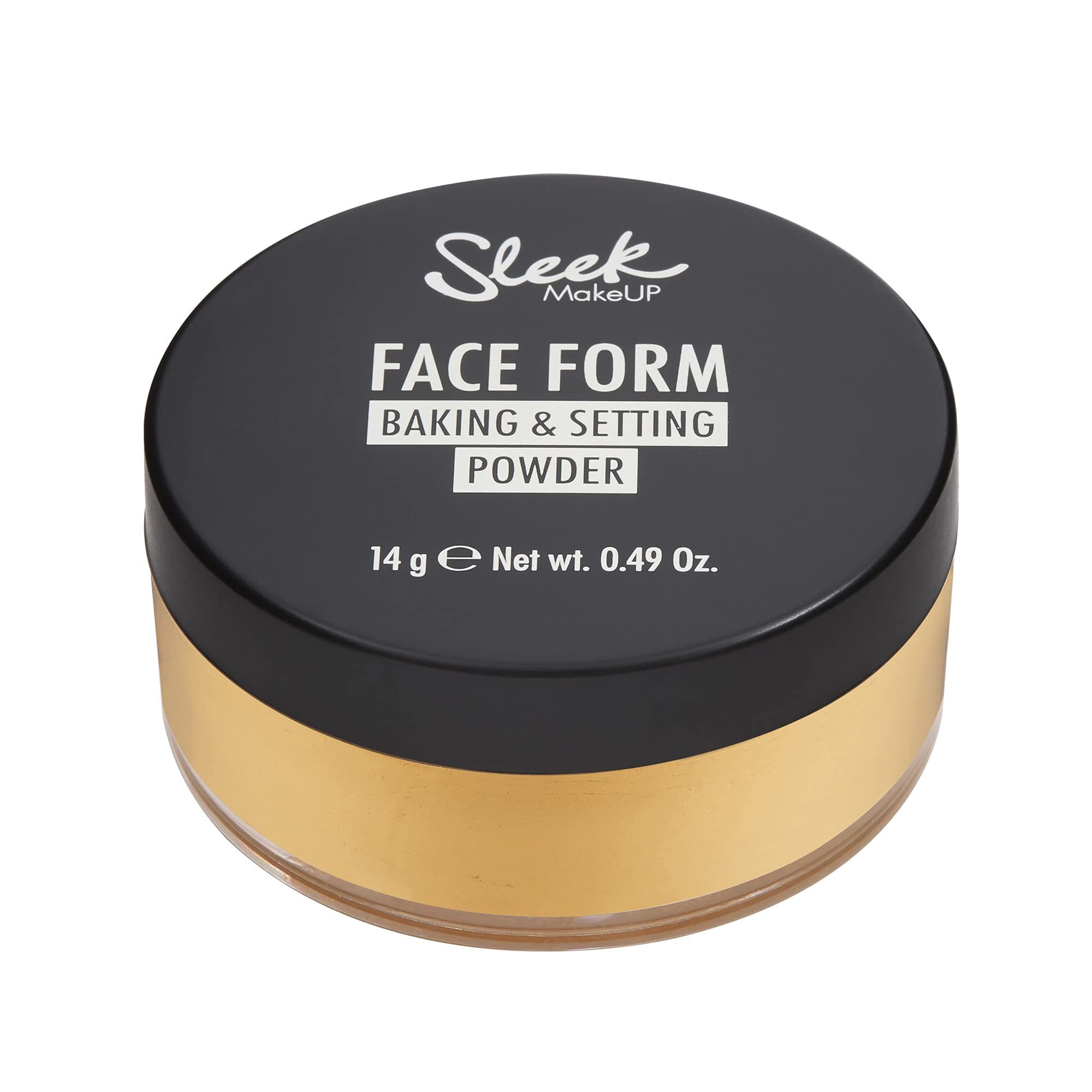 Sleek MakeUP Face Form Baking & Setting Powder, Loose Setting Powder to Lock in Your MakeUP, Lightweight Formula, Banana, 14g