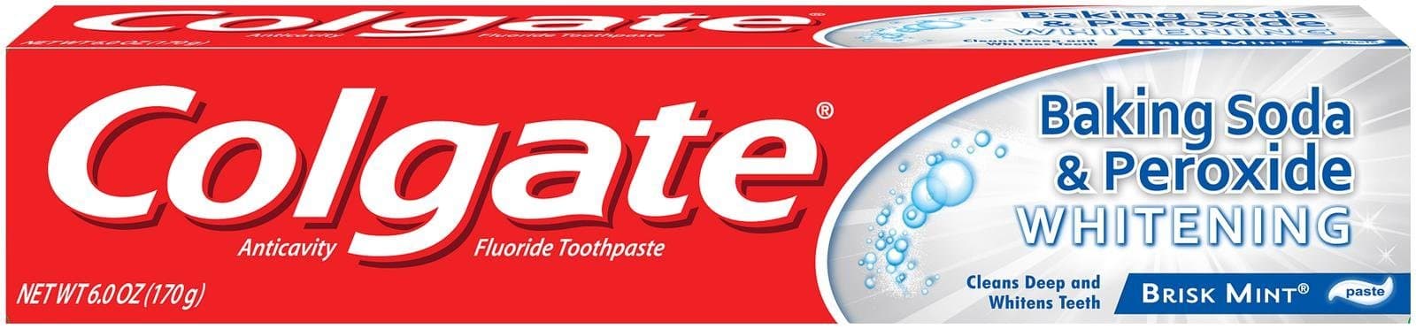 Colgate Baking Soda and Peroxide Whitening Toothpaste, 6 oz