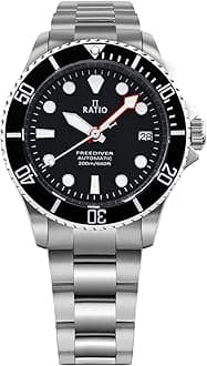 FreeDiver Sapphire Crystal Diver Watch Japanese Automatic Dive Watch 200m Water Resistant Diving Watch for Men