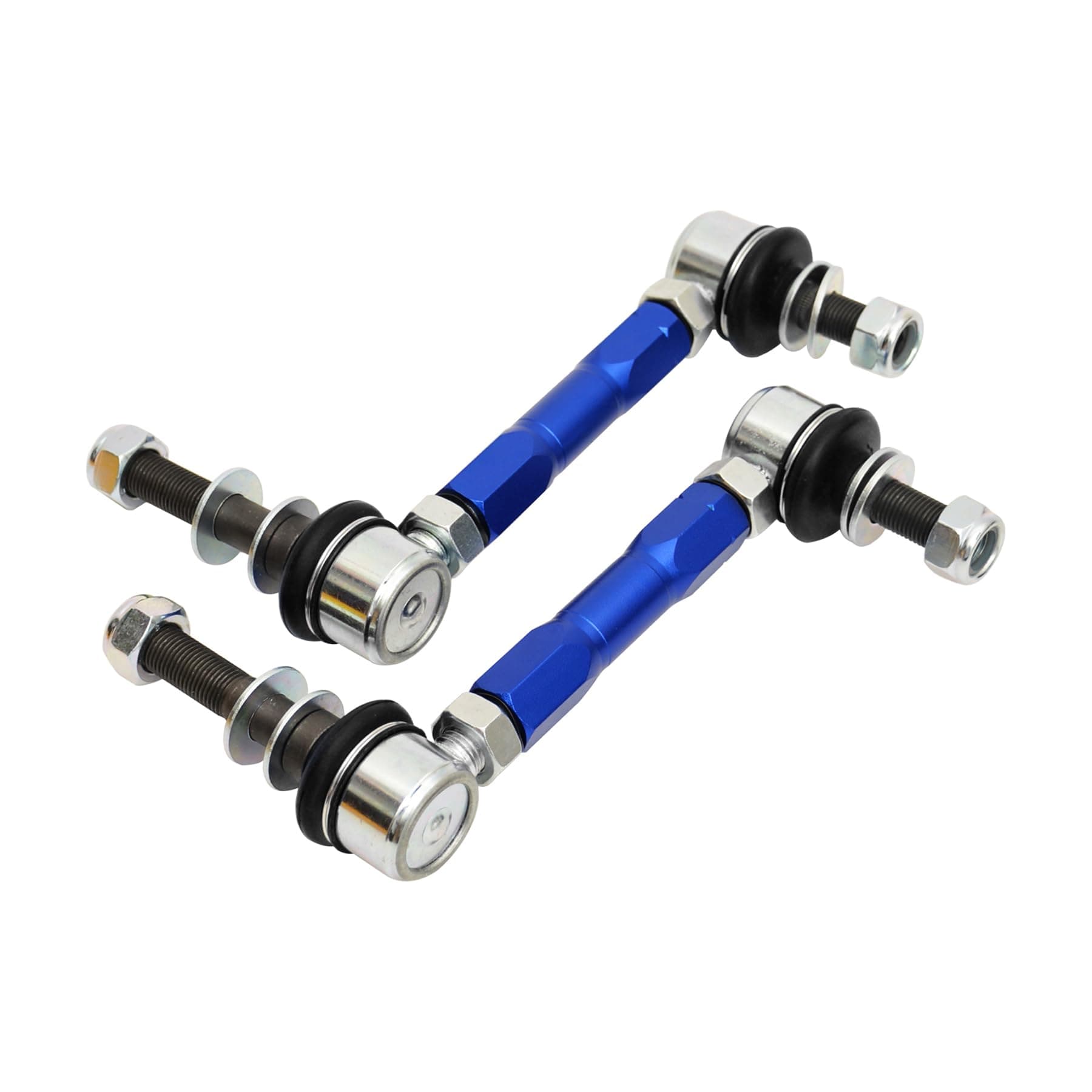 JS SUPER WORK Adjustable Sway Bar Link, Front Stabilizer Bar Link Kit Fit for T0Y0TA FJ CRUISER/FORTUNER/HILUX/LAND CRUISER PRADO, 12mm Ball Joint Adjustable Sway Bar Link