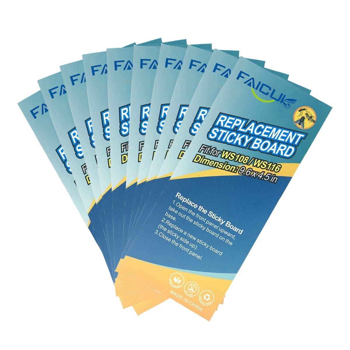 Trapro Fly Light Trap WS108 Wall Light Replacement Glue Board