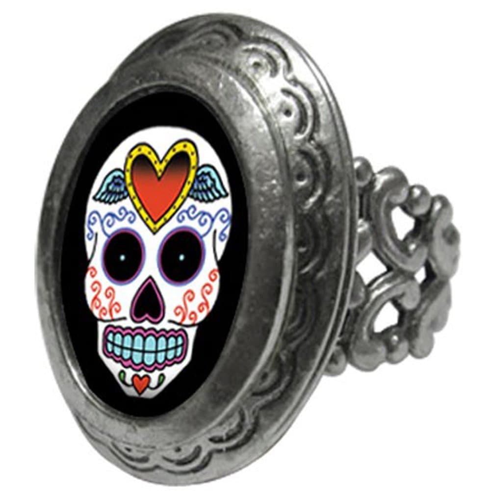 Classic Hardware Sugar 1 Small Oval Pop Art Locket Ring