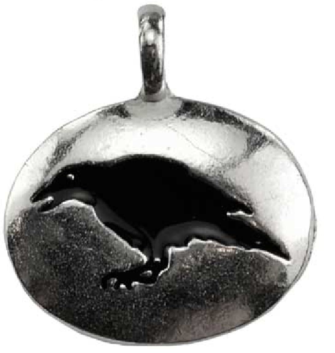 Raven Totem Amulet Necklace