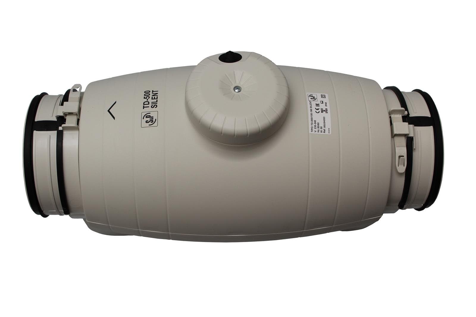 6" TD-500/150-160 SILENT S&P Inline Ultra Quiet Fan Hydroponics 500 m3/hr