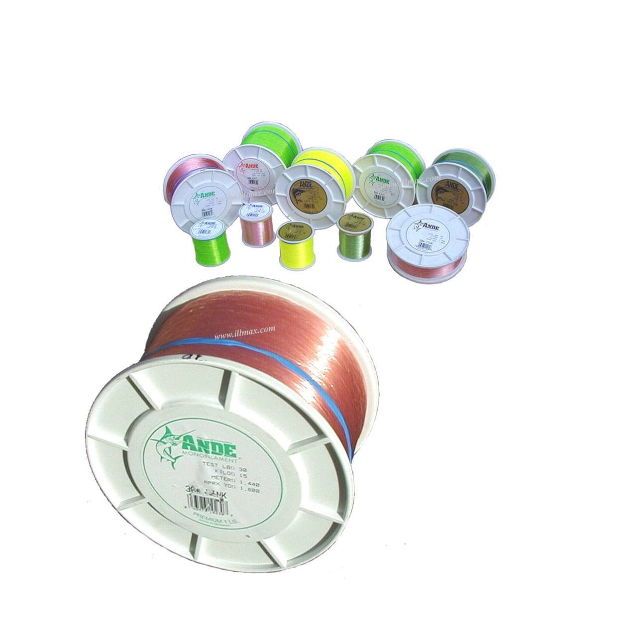 ANDEMonofilament Premium- 1/2 lb. Spool - 30lb. Test - Pink