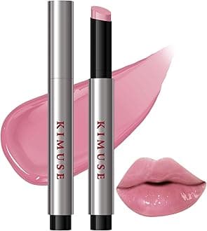 KIMUSE Lip Plumper, Hydrating Korean Lip Gloss, Tinted Lip Balm, Shiny, Nourishing Lip Balm, Radiant Fresh, Vegan & Cruelty Free