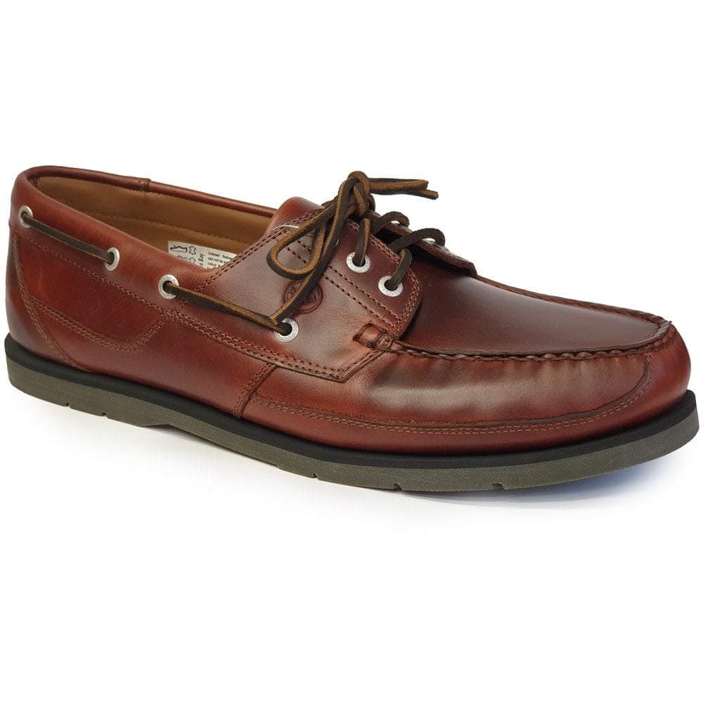 Mens Cherokee Leather Deck Shoes