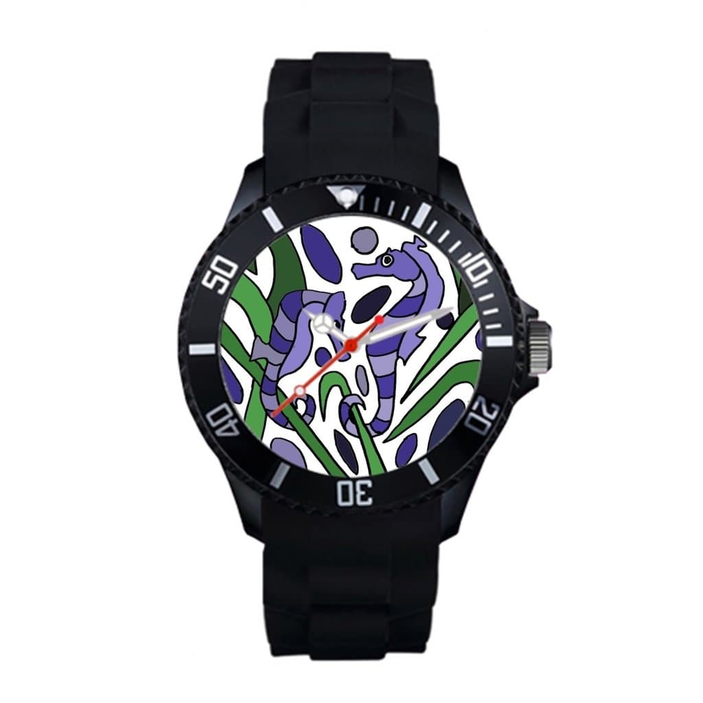Instyles Seahorse Abstract Art Watch