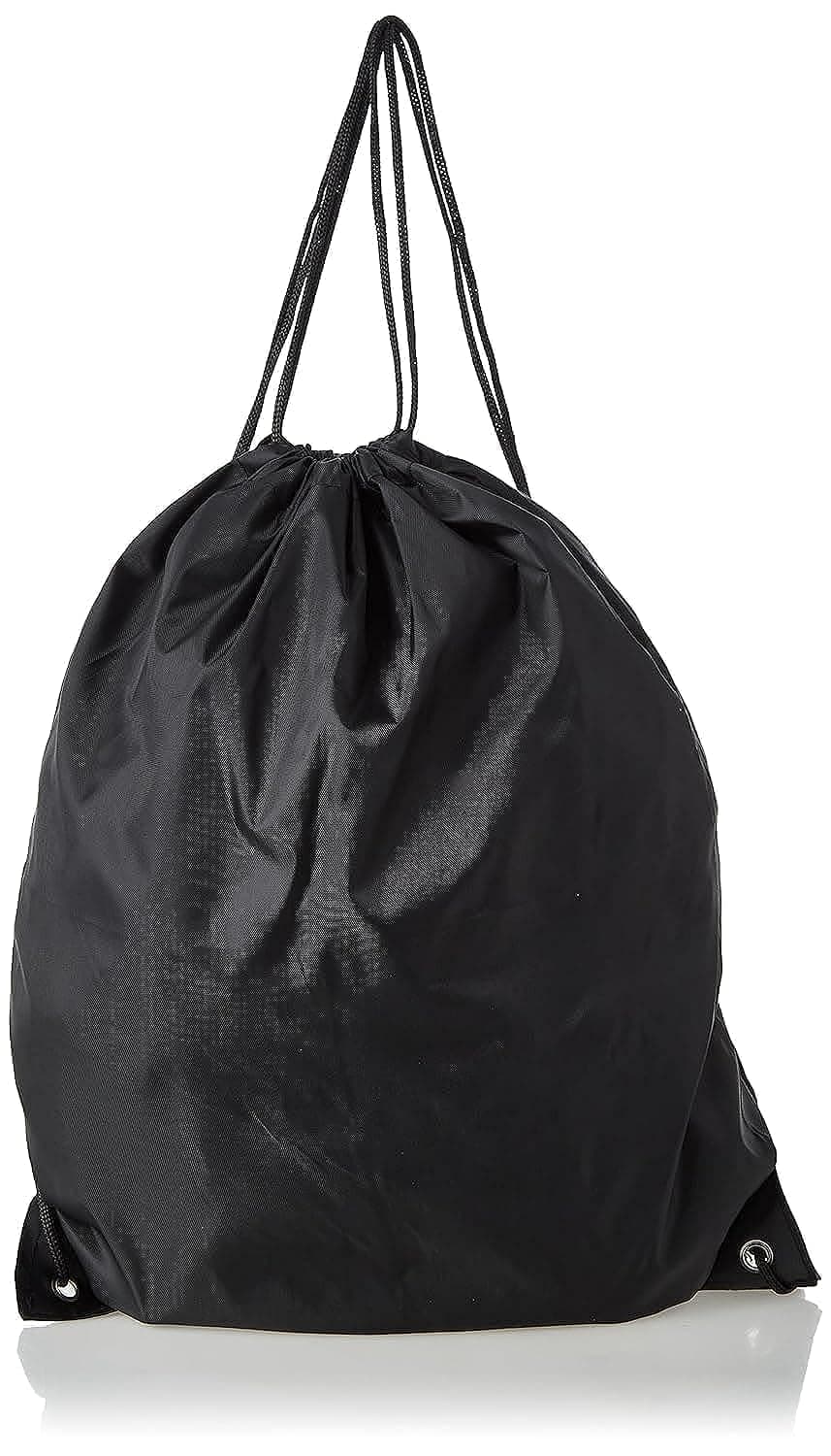 Drawstring Bags Drawstring Backpack Bulk Cinch Tote for Women Men Children Draw String Back Sack Storage Bag for Party Gym Sports ShoppingBlack, 44 X 33cm