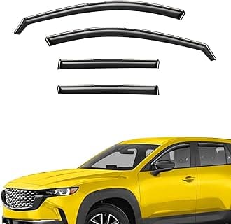 Extra Durable Window Deflectors in-Channel Window Visors Rain Guards Fit for Mazda CX-50 2023-2026, Sun Visors, Wind Vent for Shades, Exterior Car Accessories - 4pcs. AG0755