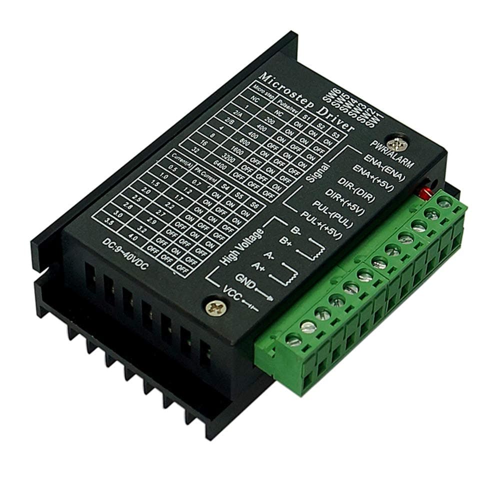 TB6600 4A DC 9-42V Stepper Motor Driver CNC Controller 32 Segments 2/4 Phase Hybrid Stepper Motor Driver Board