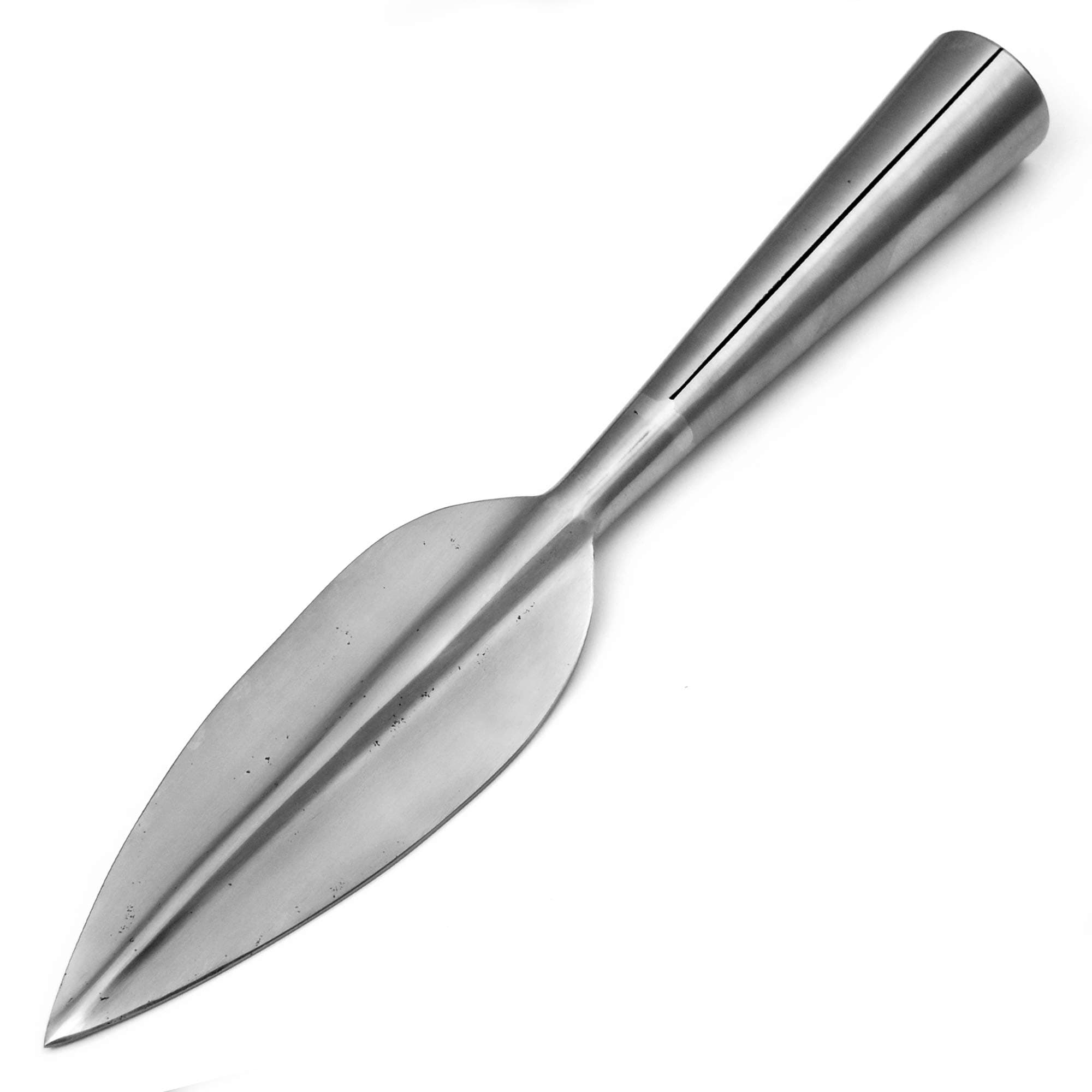 Medieval Functional Aella Leaf Carbon Steel Spear Head