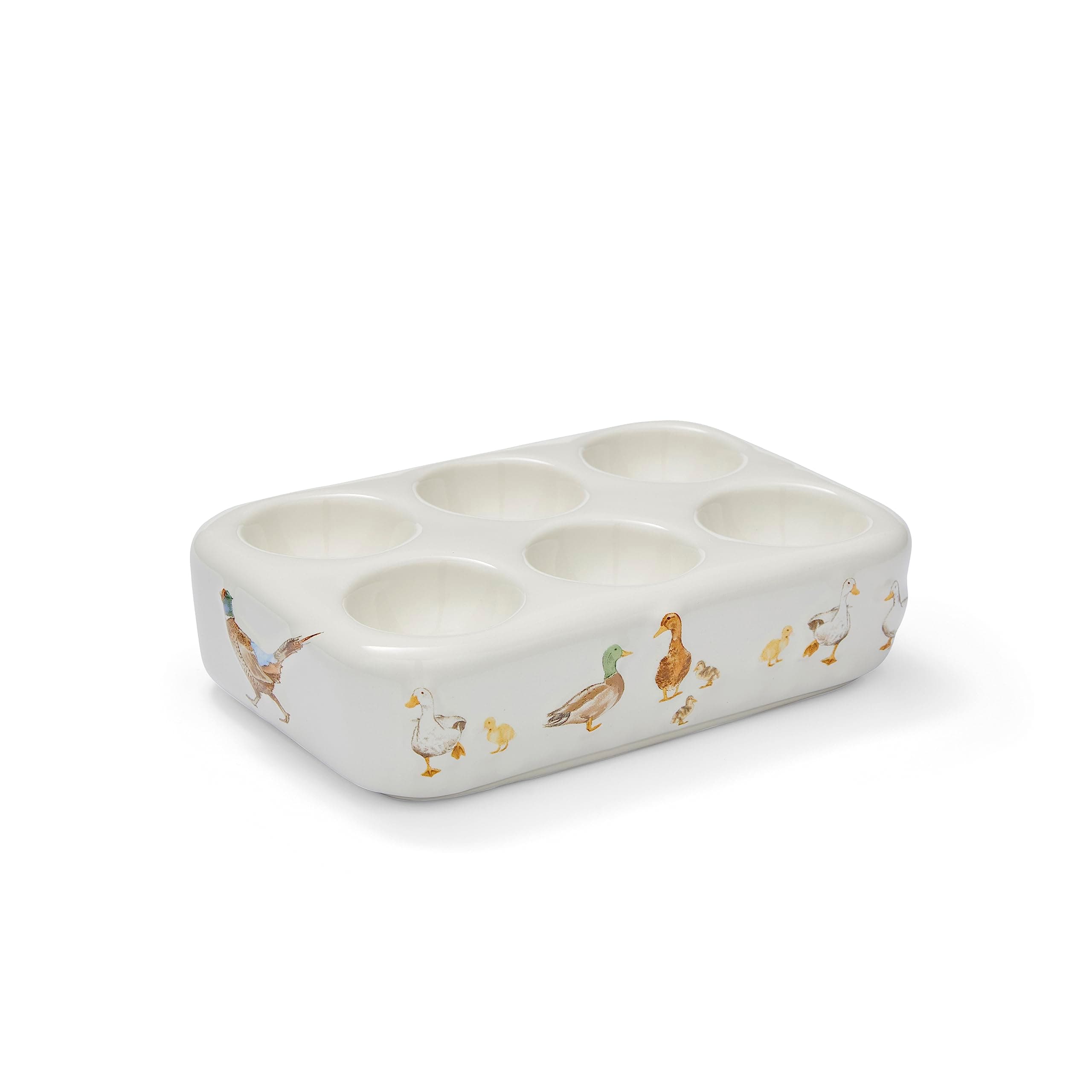 British Designed Ceramic Egg Holder | Egg Holder Storage Tray For All Egg Sizes | Egg Storage For All Types Of Kitchens - Buttercup Farm