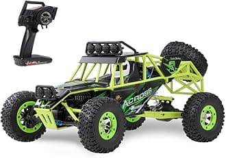 WLtoys 12428 RC Car, 1/12 Scale 4WD 50km/h High Speed RC Rock Crawler, 2.4Ghz Remote Control Off Road Truck for Adults & Kids