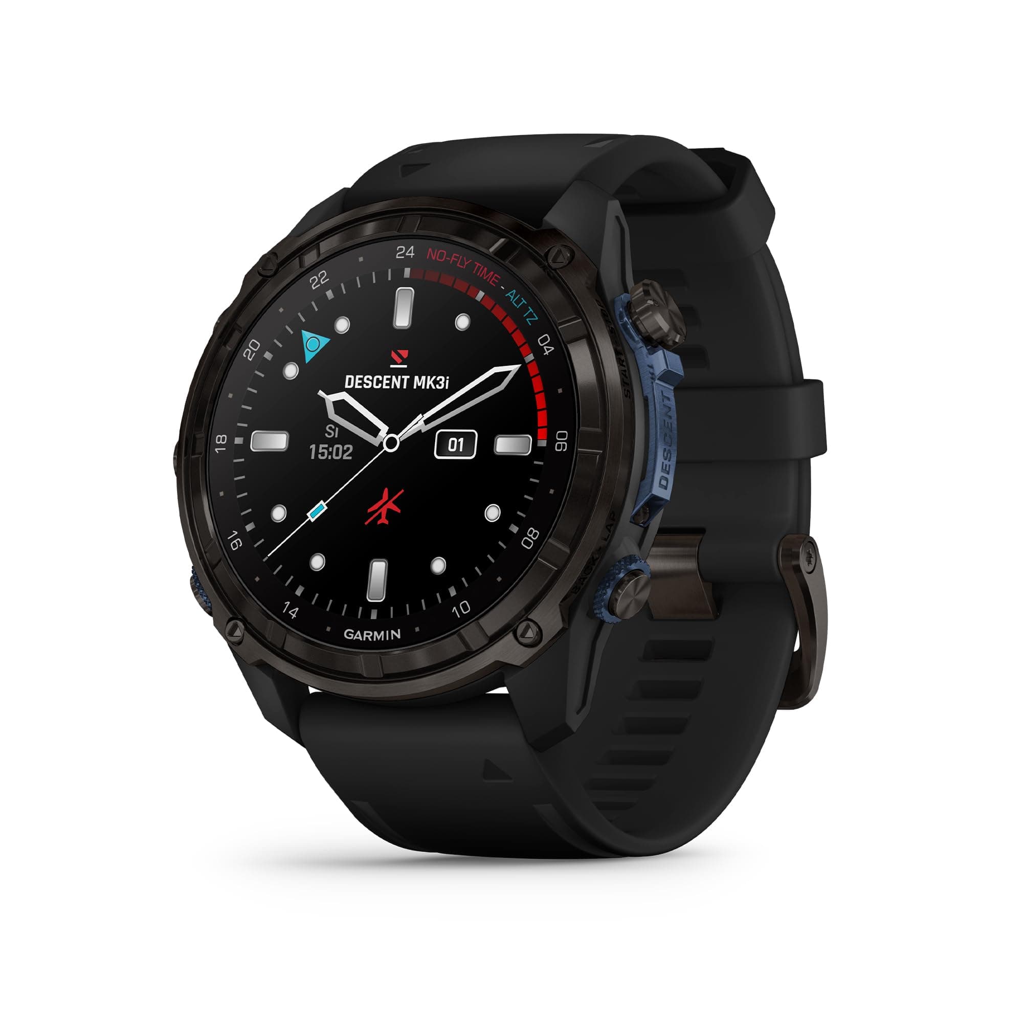 Descent™ Mk3i, Dive Computer and Multisport GPS Smartwatch, Air Integration, Black
