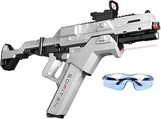 Automatic Gel Ball Blaster Sniper Rifle High Speed 200+ FPS Electric Gel Gun for Outdoor Shooting Game Summer Birthday Gifts Ages 14+