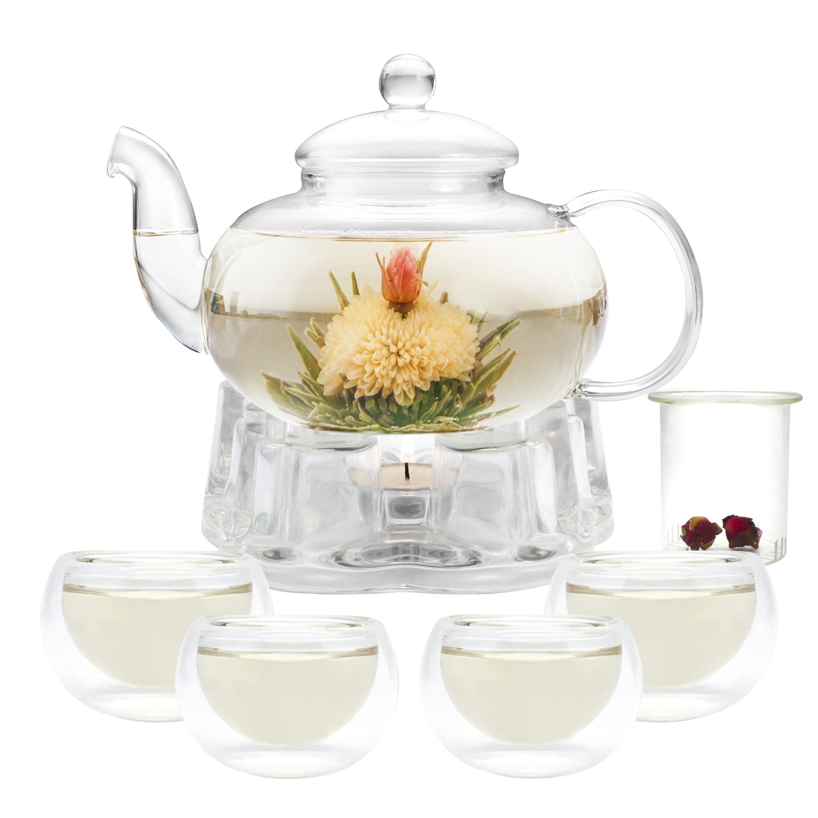 34OZ Glass Teapot Set