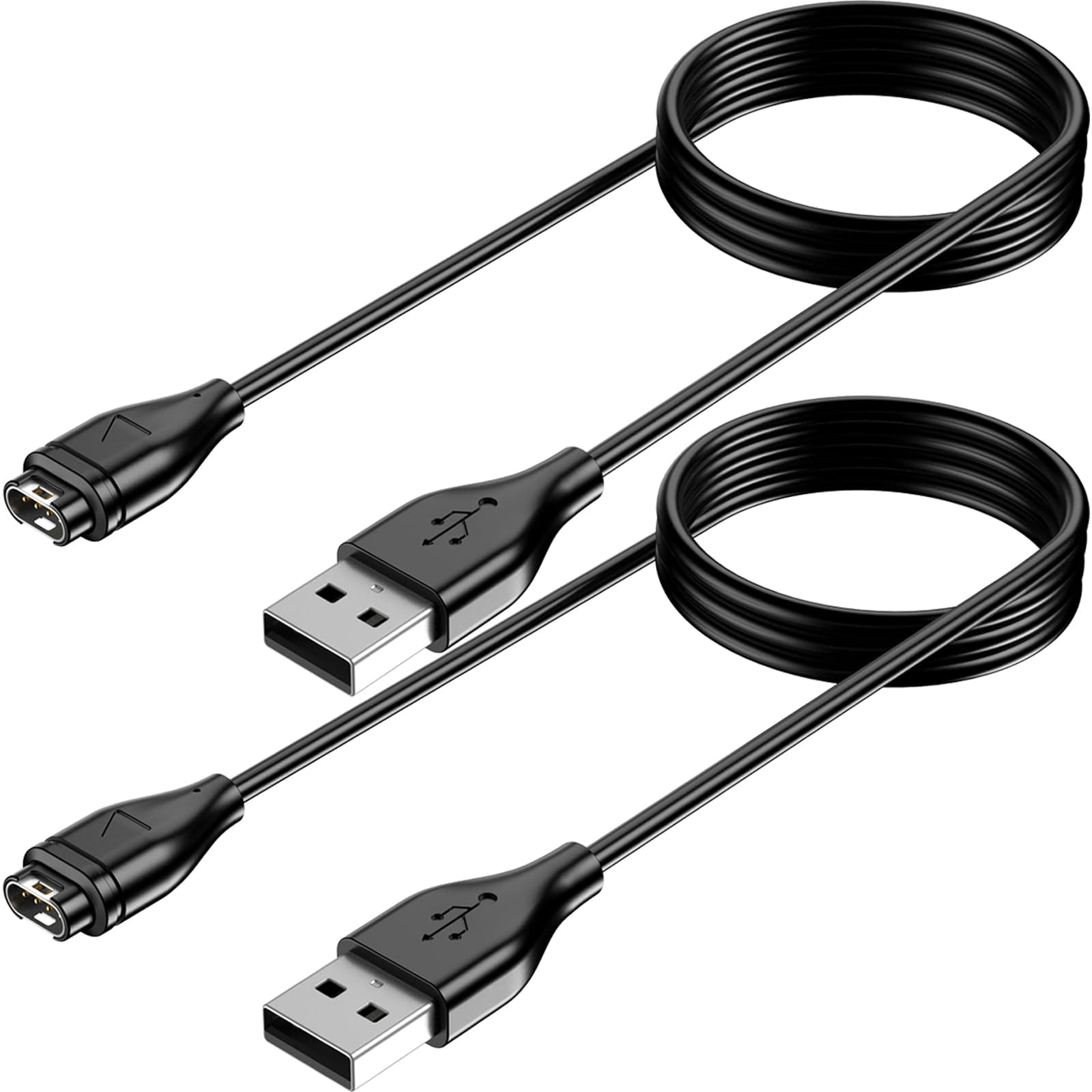 2-Pack Charger Cable for Garmin Fenix 8 7 6 5 S X, Vivoactive 6 5 4 4S 3, Forerunner 965 955 945 265 245 55 45 45S, Venu2/Venu/Venu Sq 2, Instinct 2 1, Approach S40 S60 S62 S70 (2 Pack (3.3ft+3.3ft)))