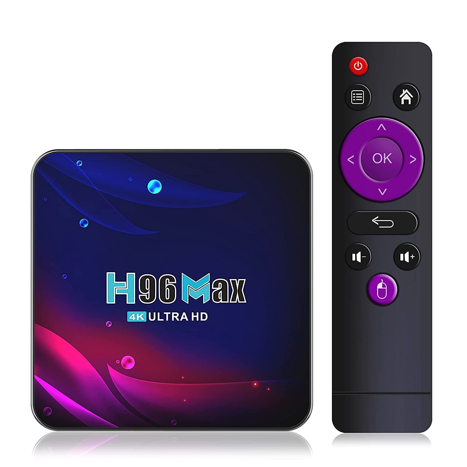 A5X Max TV Box 4GB 32GB Android 9.0 Quad Core Rockchip RK3318 Wifi Streaming Set Top Box Bluetooth 4K DLNA 3D Smart Mini TV BOX