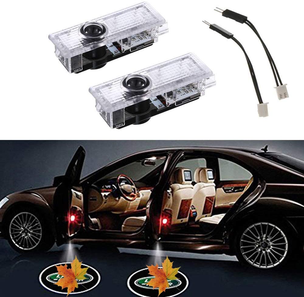 Car Door LED Logo Projector Light,Easy to Install 3D Ghost Shadow Courtesy Step Light Welcome Emblem Lamp Compatible with Land Rover