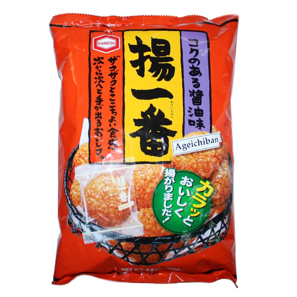 Kameda Ageichiban Rice Crackers 155 g