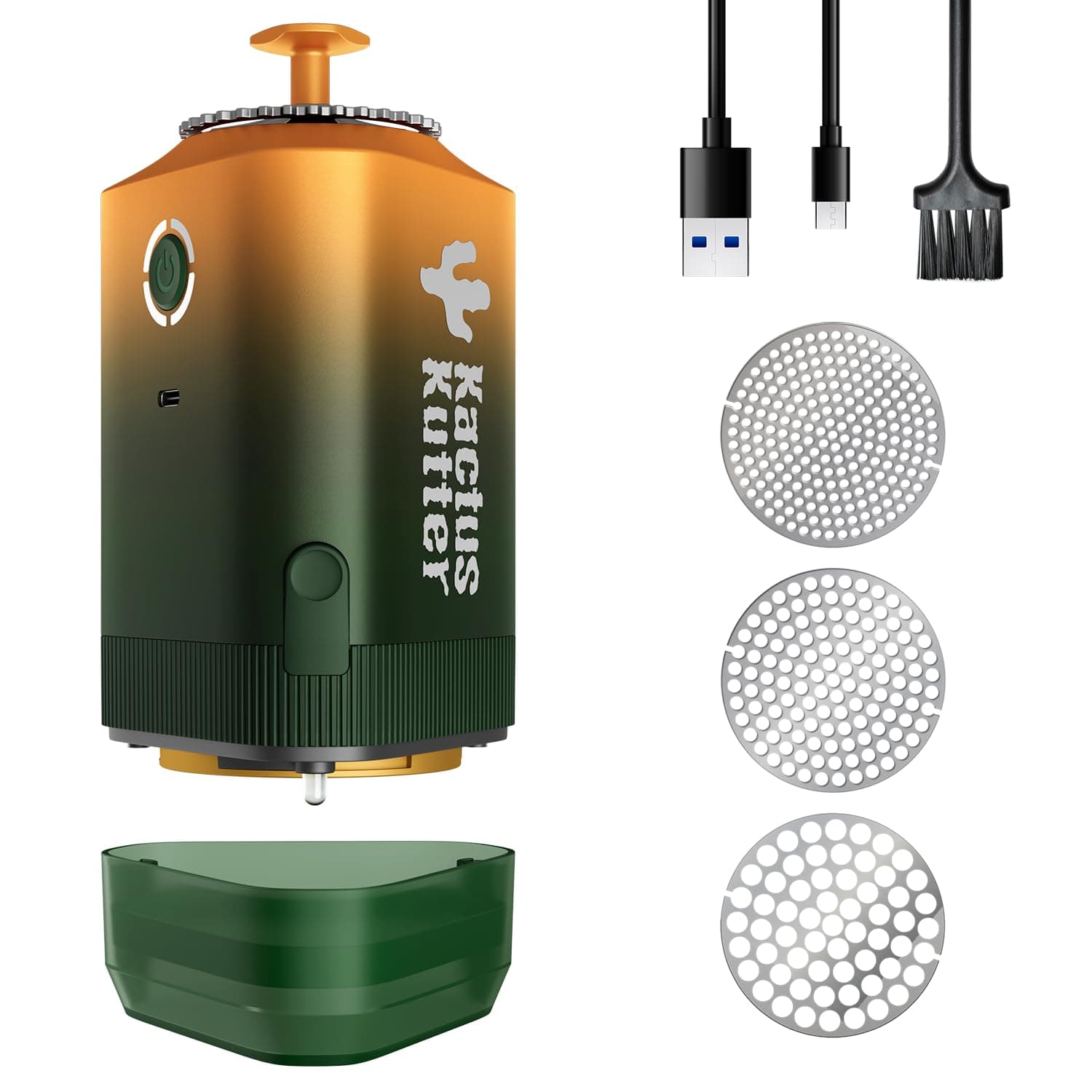 - K5 Electric Kitchen Grinder Battery Powered Automatic Portable Spice Mill For Grinding - Holds up to 5 Gram