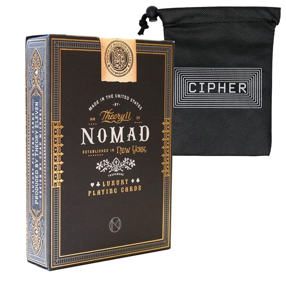 Theory 11 NoMad Playing Cards - Premium Playing Cards - Includes Cascade Card Bag
