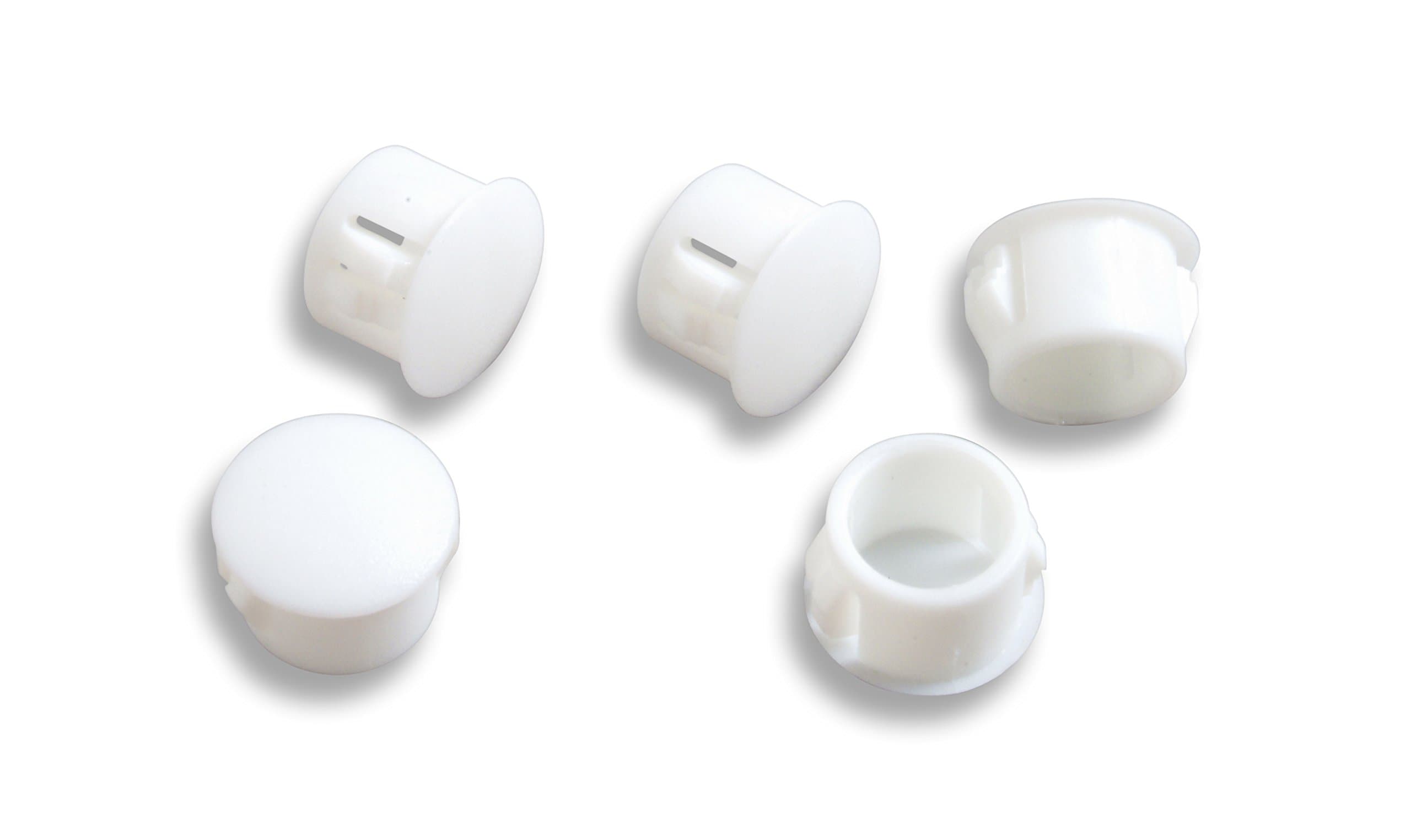 MBPF-3/16" 0.1875 inch Locking White Plastic Body and Sheet Metal Hole Plug PDR Paintless Dent Repair (50)