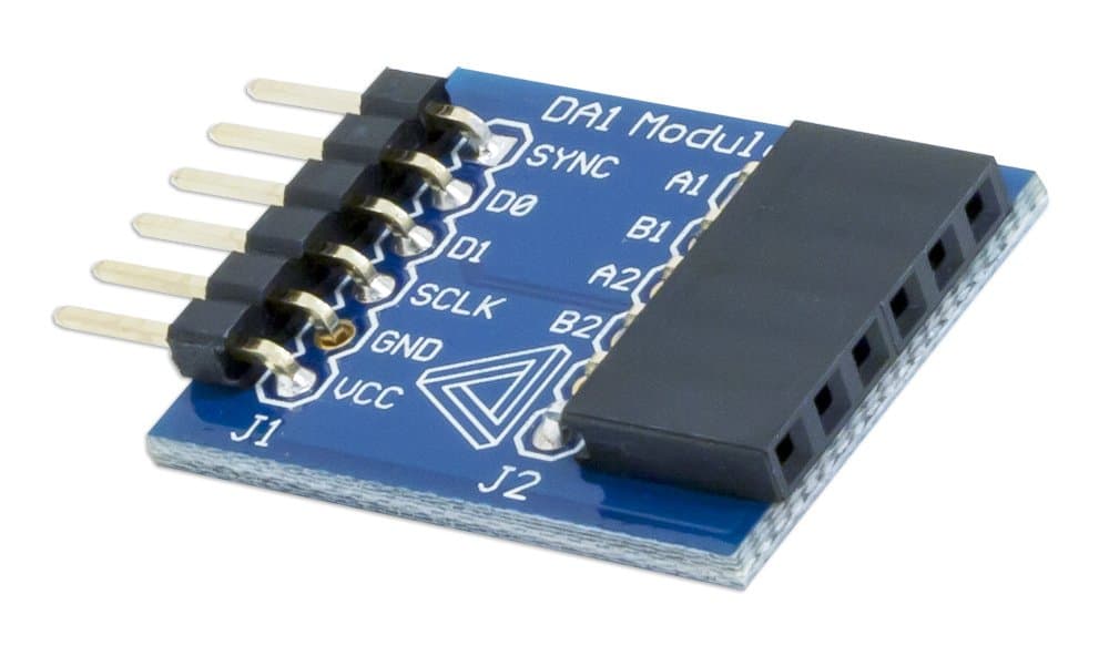 Pmod DA1: Four 8-bit D/A Outputs