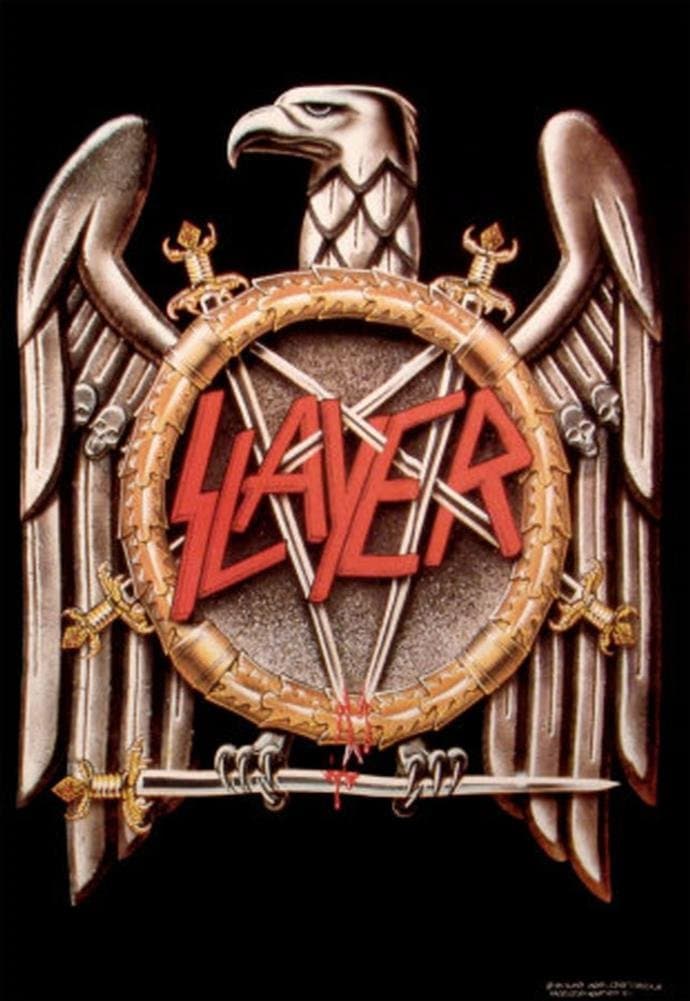 Flagline(30x40) Slayer Eagle Logo Fabric Poster