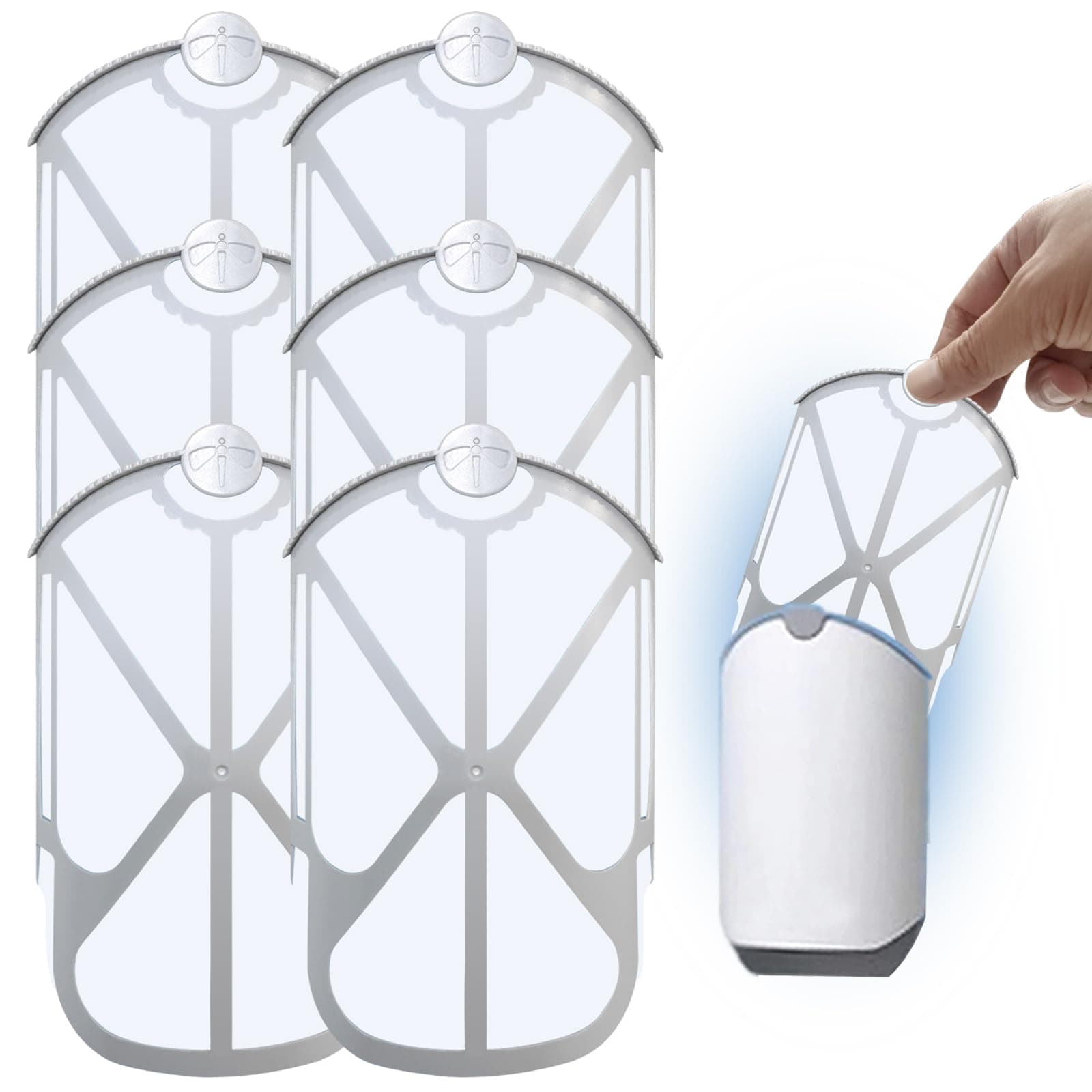 Refill Cartridges Compatible with Flying Insect Trap Refill for Plug in M364 M364A and Max, 8 Count