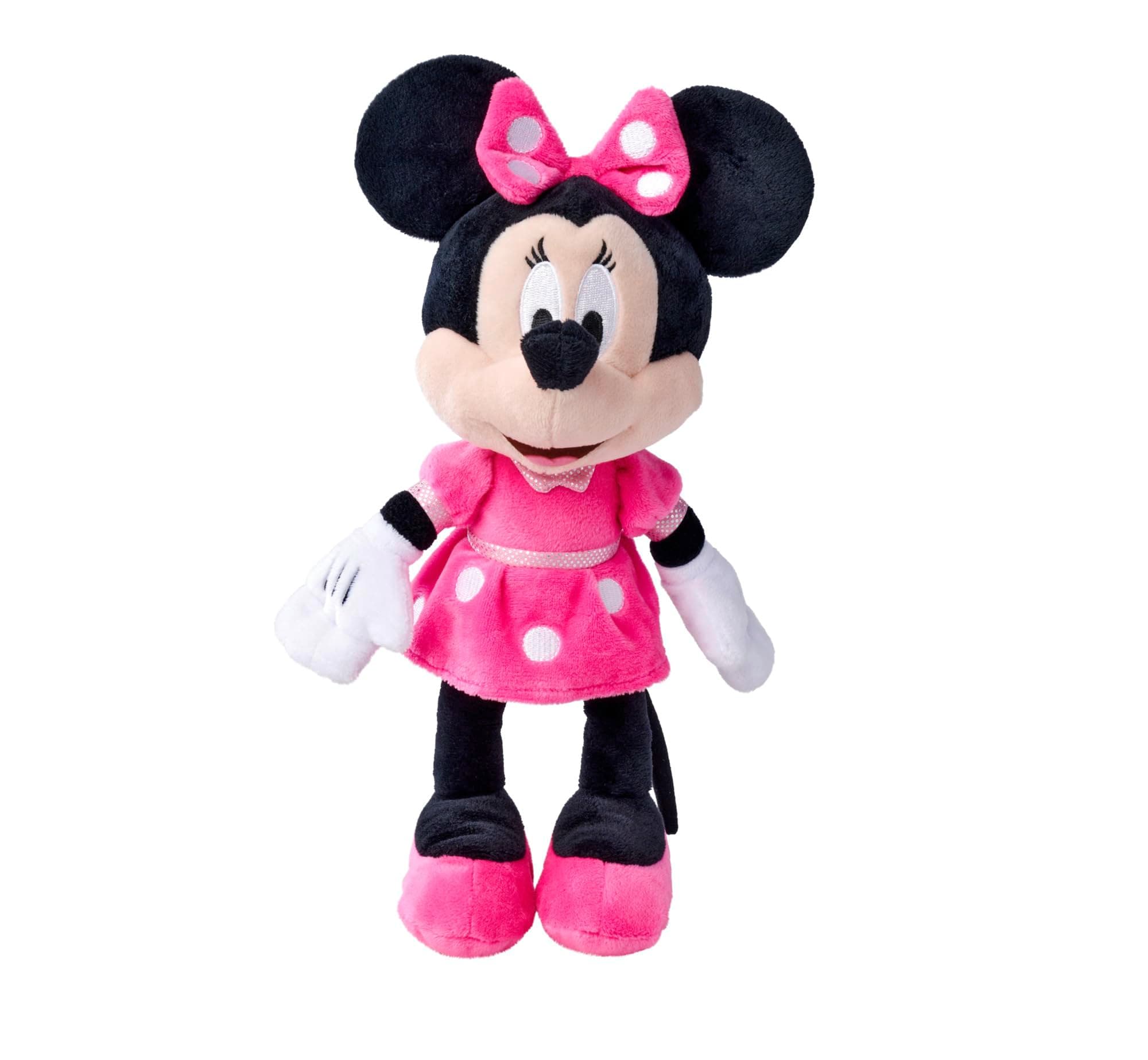 Simba Disney Official Mickey Mouse Refresh CORE Minnie, Pink, White, 25CM