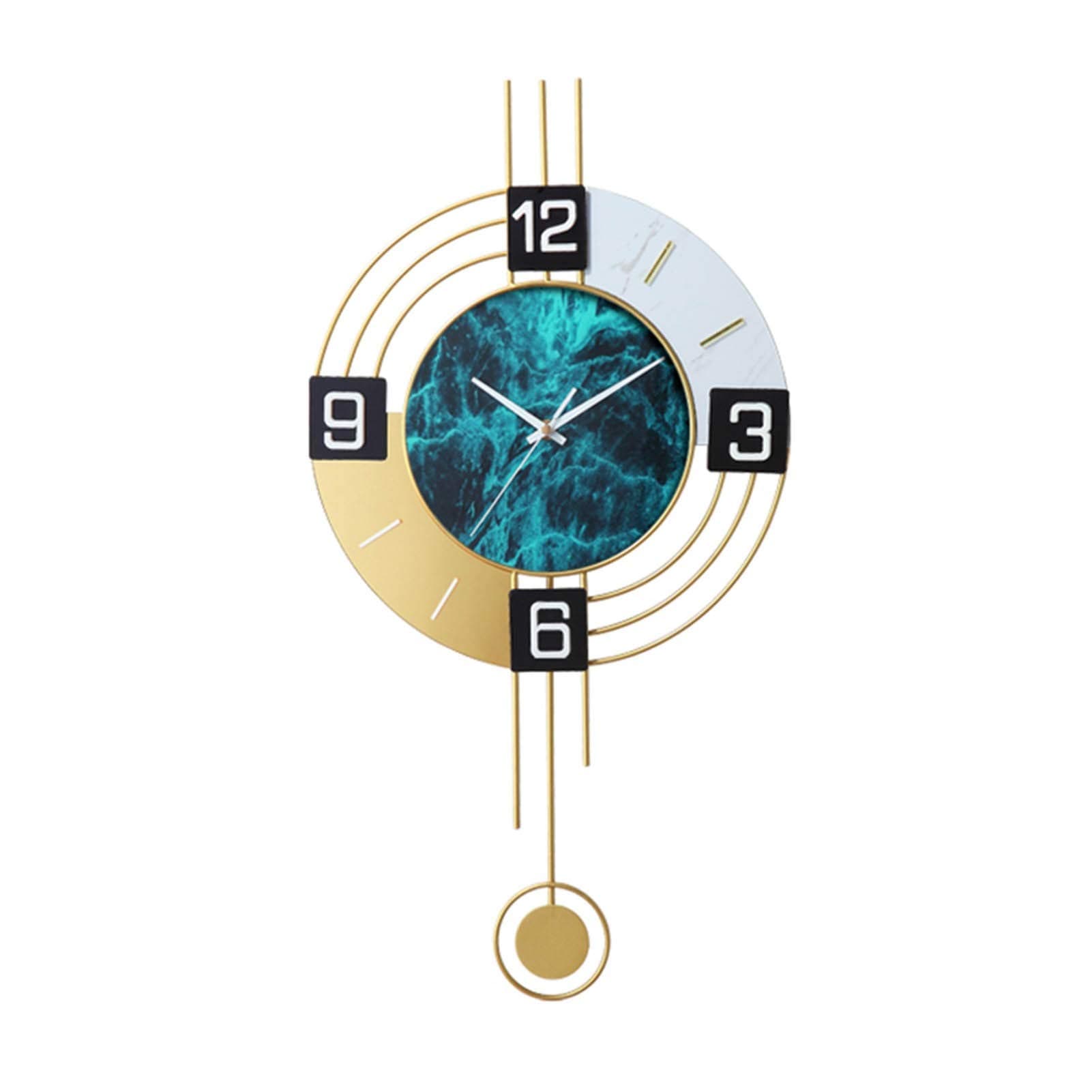 Yxx max -Wall Clock Clock Wall Clock Battery Operated Modern Personalized Creative Nordic Pendulum Silent Non-Ticking Quartz Living Room Bedroom Art Decoration Household Clocks