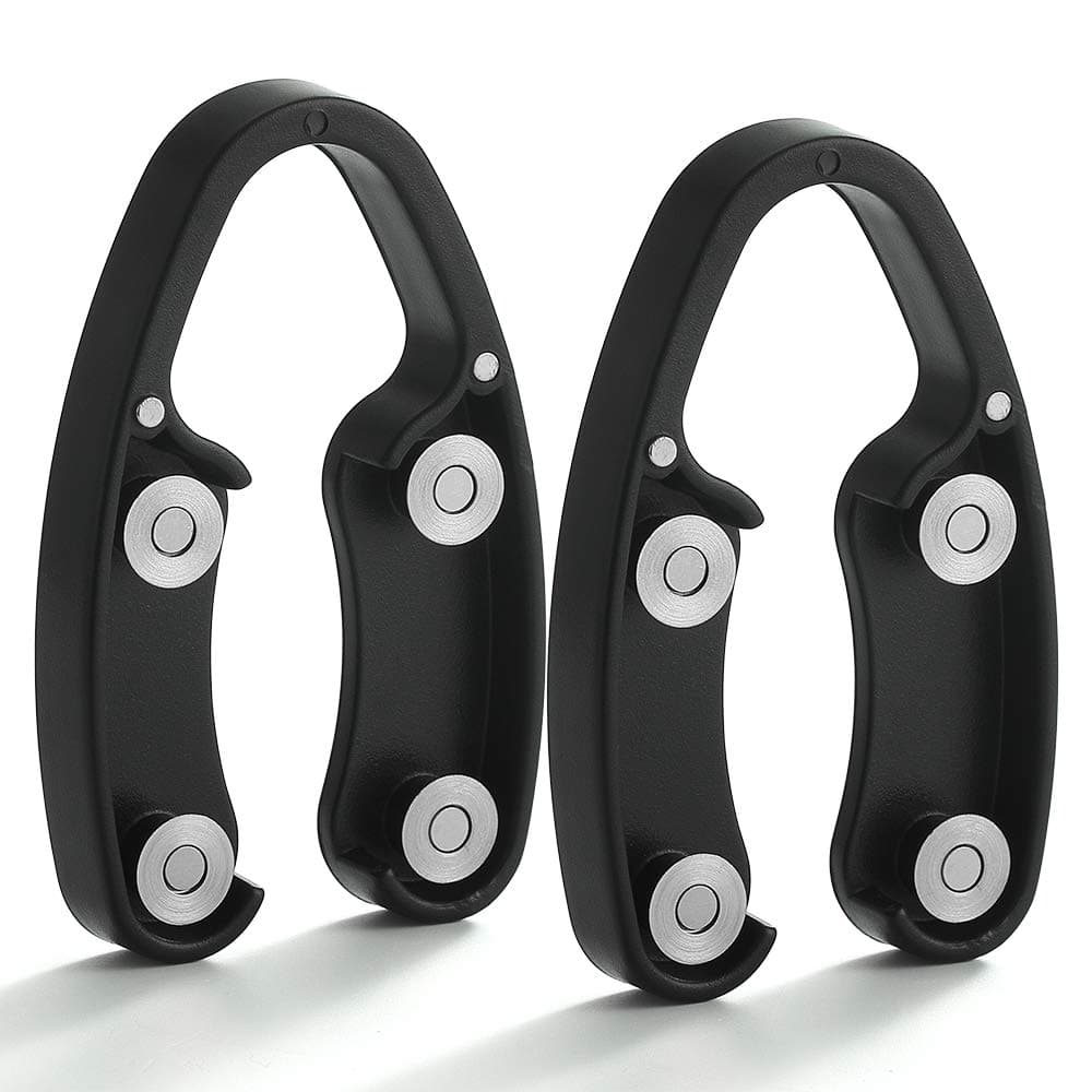2 Pack Design Wine Foil Cutter, Wine Bottle Opener Accessory, Gift for Wine Lovers by YWQ, Black