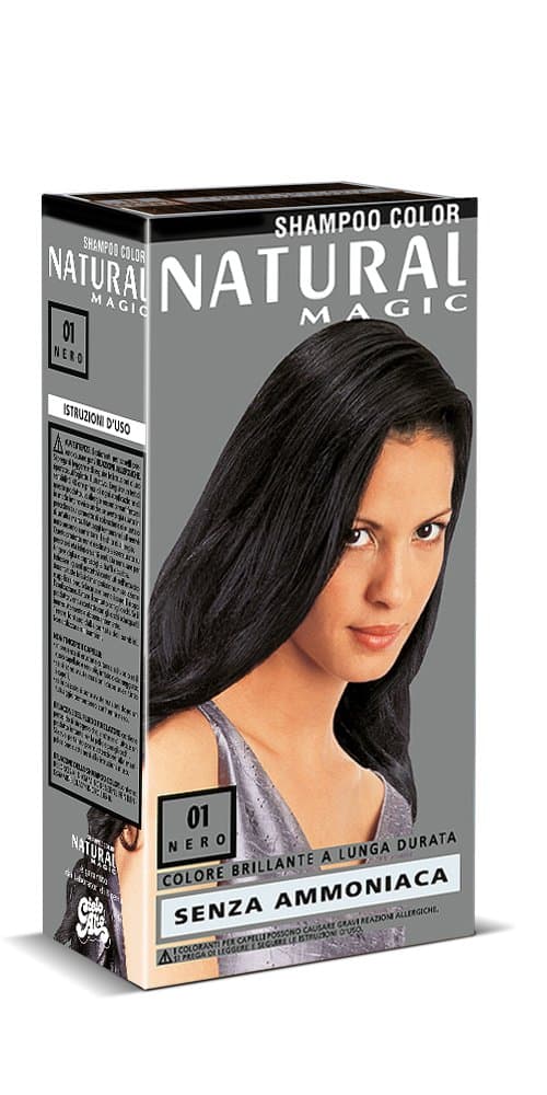 Shampoo Color Natural Magic Black 01 Without Ammonia