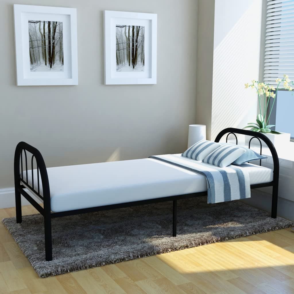 Karnak Steel Bed Dimension 90x190 Centimeters