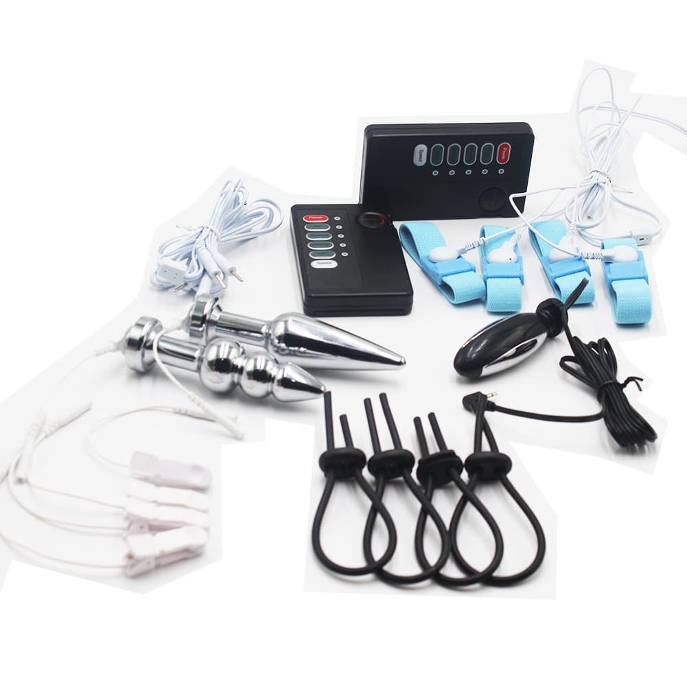 TCFAFA E Stim Double Devices Electro Electric Set Products for Couple